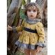 DBB Collection Winter Baby Girl Ocher Set Flowers