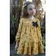 DBB Collection Invierno Vestido niña Mostaza Flores