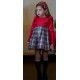 DBB Collection Invierno Vestido niña Rojo y Cuadros