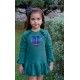 DBB Collection Invierno Vestido niña Verde Corazón