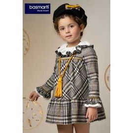 Basmartí Winter Girl Dress La Dama de las Camelias Ruffle