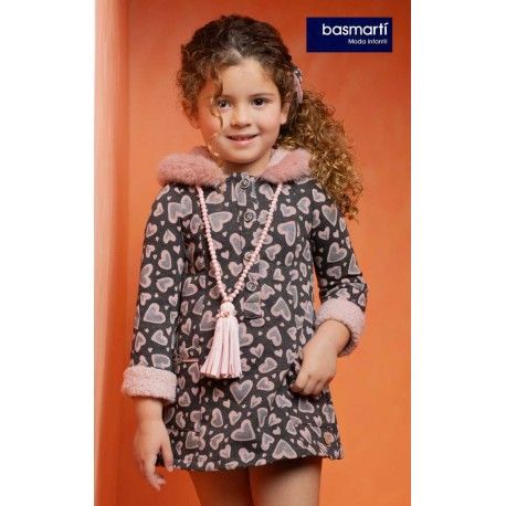 Basmartí Invierno Vestido niña Carmina Burana Capucha