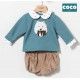 Coco Acqua Invierno Conjunto bebé niño Perro Blanco