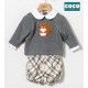 Coco Acqua Invierno Conjunto bebé niño Ardilla