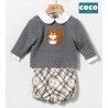 Coco Acqua Invierno Conjunto bebé niño Ardilla