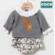 Coco Acqua Invierno Conjunto bebé niña Ardilla