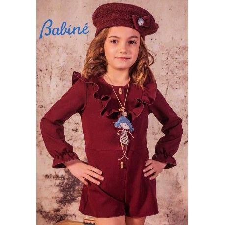 Babine Winter Girl Wine Romper