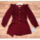 Babine Winter Girl Wine Romper