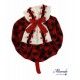 Miranda Winter Girl White and Red Dress