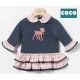 Coco Acqua Invierno Vestido bebé niña Cervatillo
