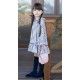 Coco Acqua Invierno Vestido niña Azul Estampado