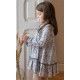 Coco Acqua Invierno Vestido niña Azul Estampado
