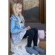 Coco Acqua Invierno Vestido niña Azul Búho