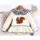 Mon Petit Bonbon Winter Baby Girl Set Squirrel