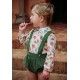 Jose Varon Winter Baby Boy Green Set Flowers