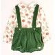 Jose Varon Winter Baby Boy Green Set Flowers
