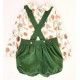 Jose Varon Winter Baby Boy Green Set Flowers