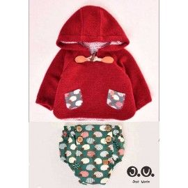 Jose Varon Winter Baby Boy Gray Set Hedgehogs