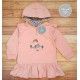 Mon Petit Bonbon Invierno Vestido niña Rosa Liberty