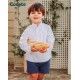 Cocote Winter Boy White and Dark Blue Set
