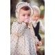 Cocote Winter Baby Girl Beige Dress Stars