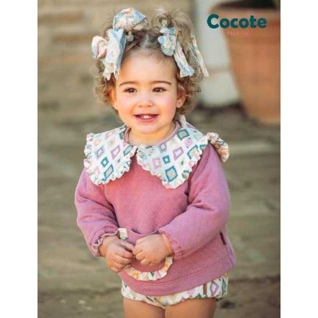 Cocote Winter Baby Girl Mauve Set Ethnical