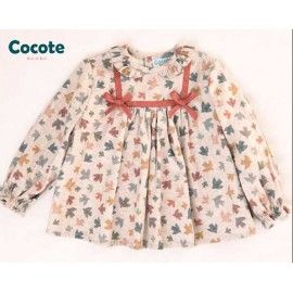 Cocote Winter Baby Girl Shirt Birds