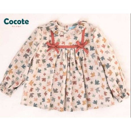 Cocote Winter Baby Girl Shirt Birds