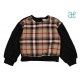 Abel & Lula Winter Girl Combined Pullover Squares