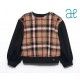 Abel & Lula Winter Girl Combined Pullover Squares