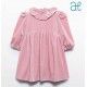 Abel & Lula Invierno Vestido niña Rosa Terciopelo con Glitter