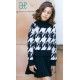 Abel & Lula Winter Girl Black and White Set