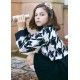 Abel & Lula Winter Girl Black and White Set