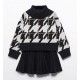 Abel & Lula Winter Girl Black and White Set
