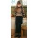 Abel & Lula Winter Girl Black Set Squares