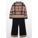Abel & Lula Winter Girl Black Set Squares