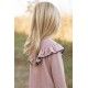 Coco Acqua Invierno Vestido niña Felpa Rosa Volantes