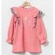 Coco Acqua Winter Girl Pink Dress Ruffles