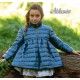 Nekenia Winter Girl Blue Padded Coat