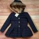 Nekenia Winter Girl Navy Padded Coat