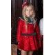 Miranda Invierno Vestido niña Cuadros Rojo y Verde
