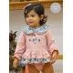 Mon Petit Bonbon Winter Baby Girl Pink Set Flowers