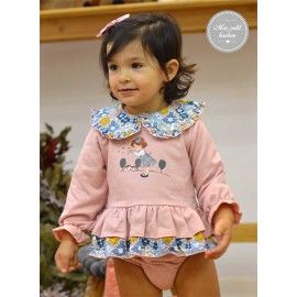 Mon Petit Bonbon Invierno Jesusito bebé niña Rosa Liberty