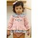 Mon Petit Bonbon Invierno Jesusito bebé niña Rosa Liberty