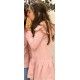 Mon Petit Bonbon Invierno Vestido niña Rosa Liberty