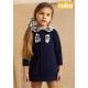 Cuka Invierno Vestido niña El Beso del Hada Marino Recto