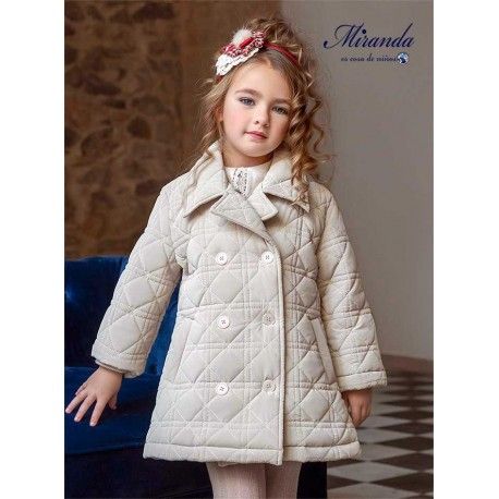 Miranda Winter Girl Beige Padding Coat
