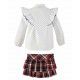 Miranda Invierno Conjunto niña Rombitos y Cuadros