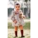 Cocote Winter Baby Girl Dress Birds