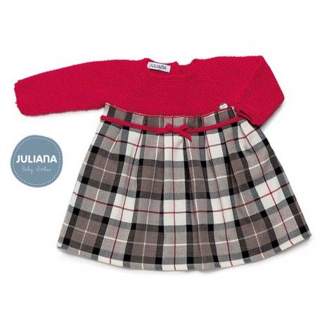 Juliana Invierno Vestido bebé niña Caricia